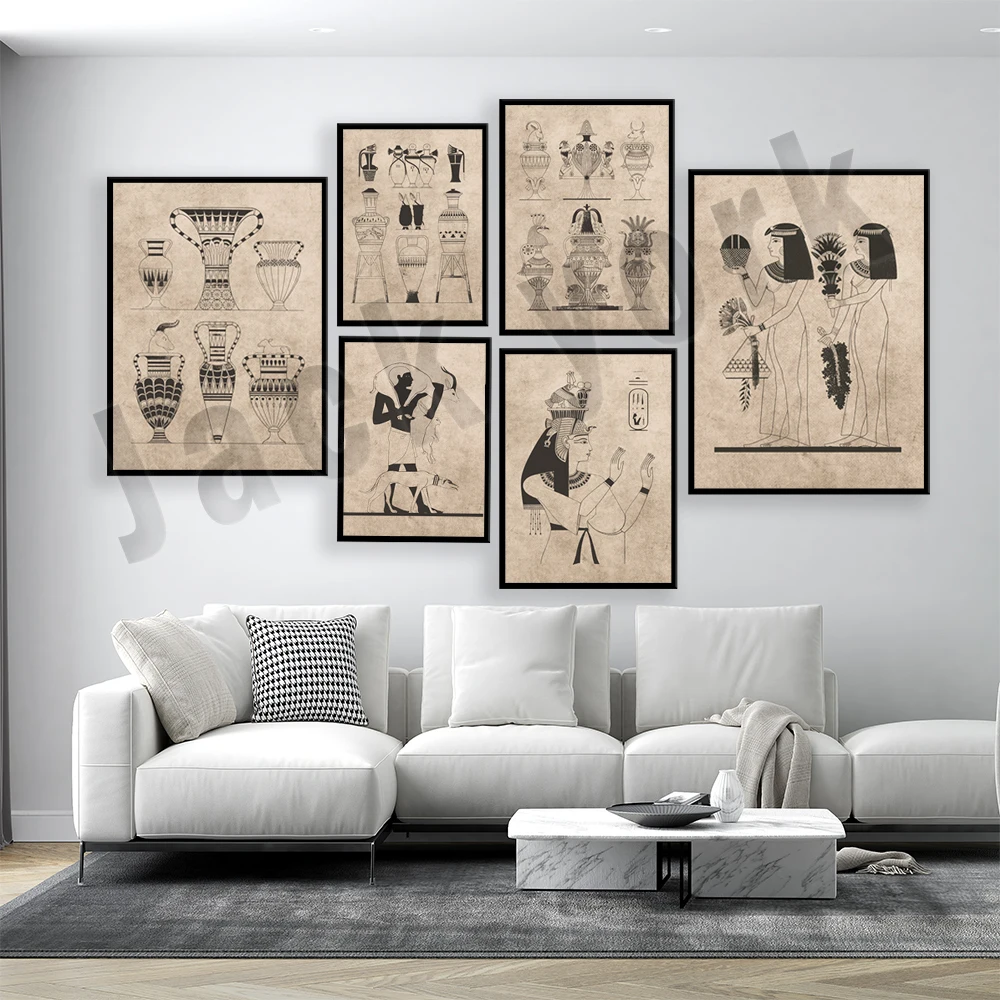 빈티지 고대 이집트 포스터, 종, 이집트 도자기, 이집 - Home Decor Egypt 리뷰 및 가격