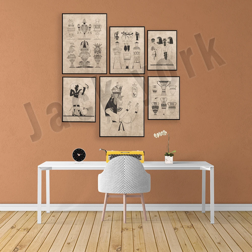 빈티지 고대 이집트 포스터, 종, 이집트 도자기, 이집 - Home Decor Egypt 리뷰 및 가격