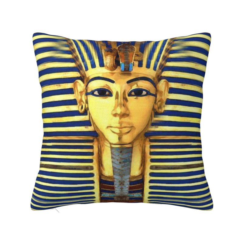 럭셔리 파라오 킹 투트 골드 라피스 쿠션 커버 부드러운 - Home Decor Egypt 리뷰 및 가격