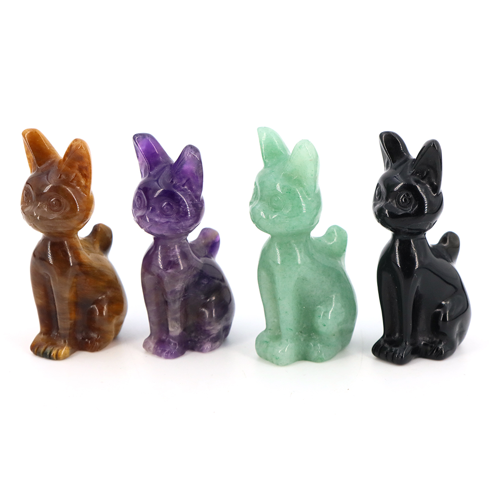 천연석 이집트 고양이 동상 크리스탈 조각 치유 자수정  - Home Decor Egypt 리뷰 및 가격