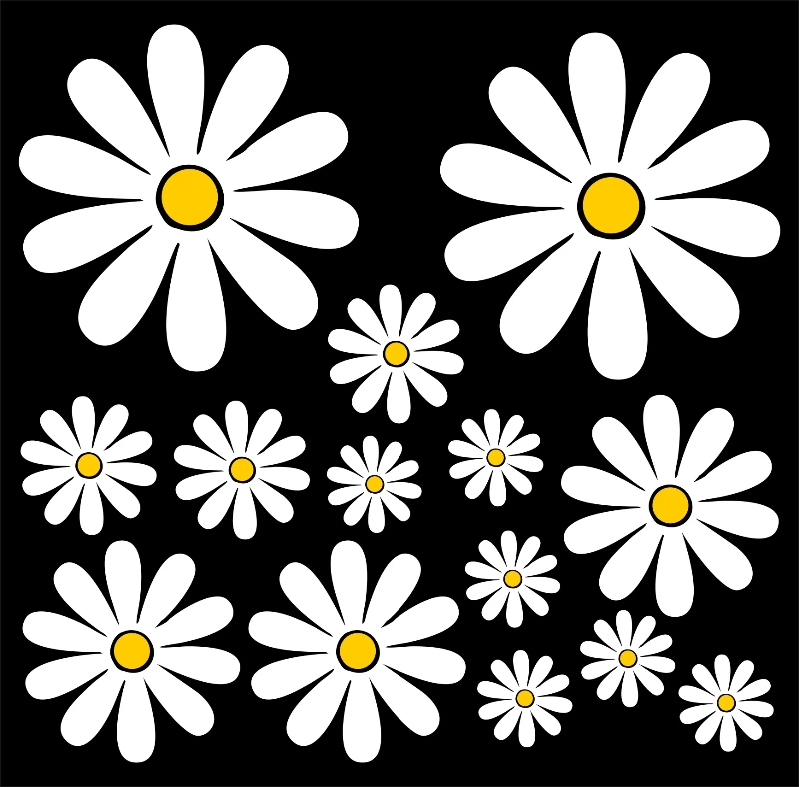 15cm 데이지 외관 귀여운, 오토바이 스티커 데칼 성 - Home Decor Daisy 리뷰 및 가격