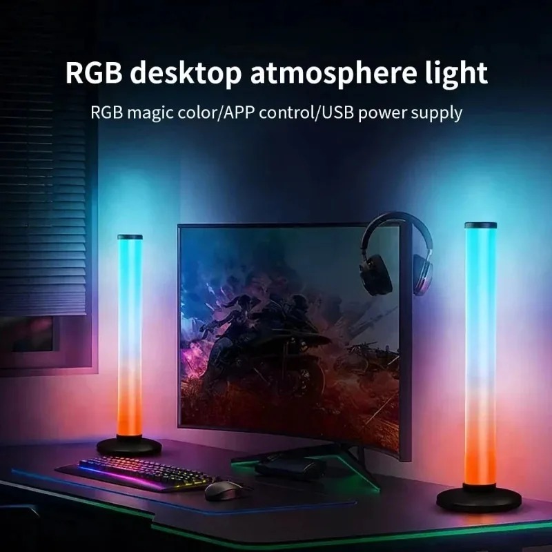 RGB LED 라이트 바 USB 전원, 블루투스 앱 원 - Home Decor Tv 리뷰 및 가격