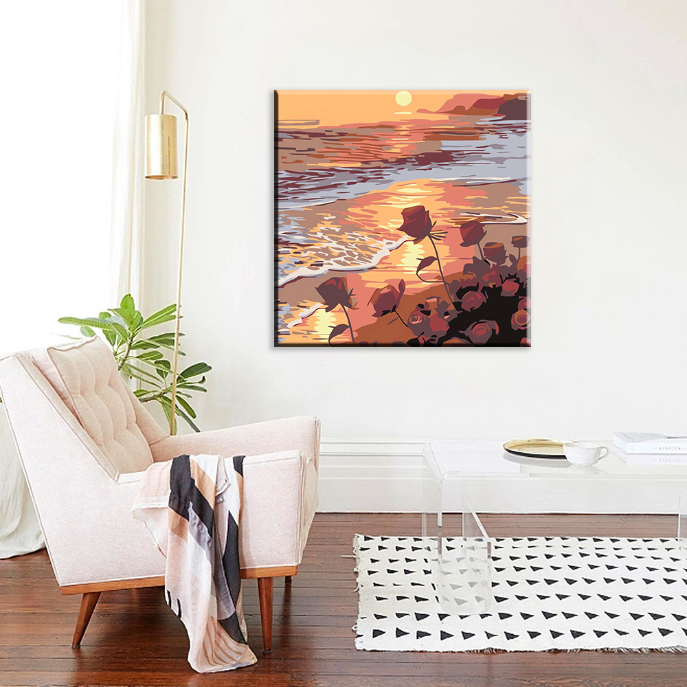 데이지 플라워 핸드 페인트 키트, 홈 데코, 어린이 방 - Home Decor Daisy 리뷰 및 가격