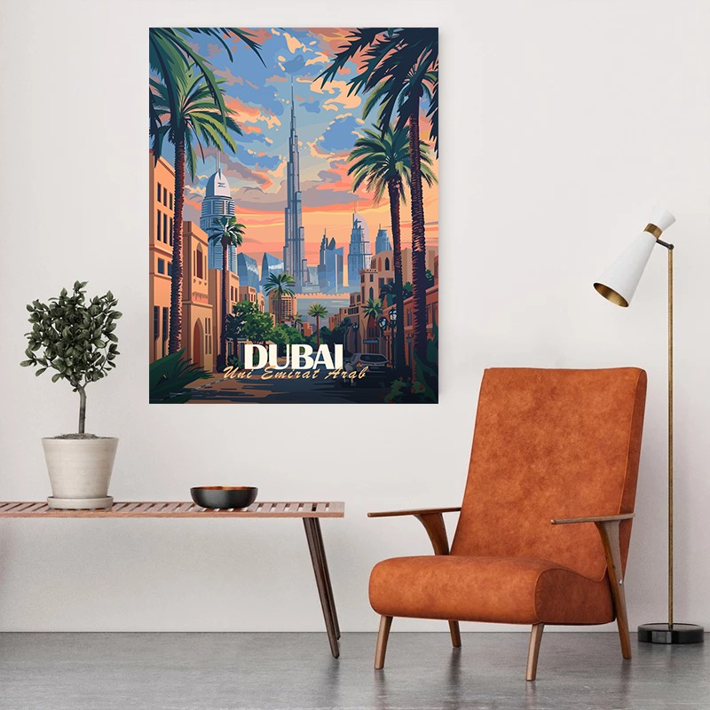 도시 풍경 세계 여행 포스터 일본 프랑스 중국 미국 스 - Home Decor Egypt 리뷰 및 가격