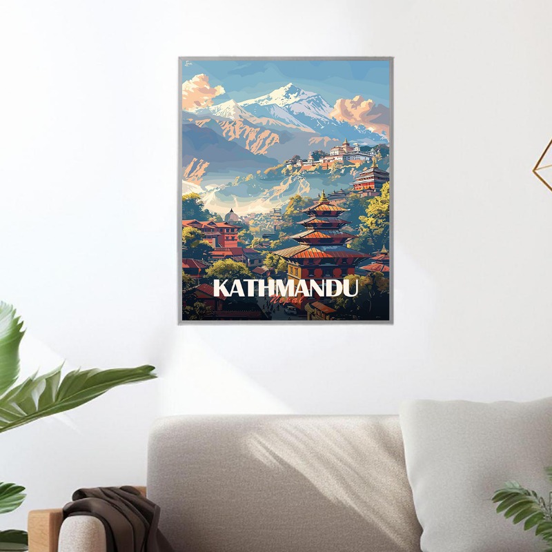 도시 풍경 세계 여행 포스터 일본 프랑스 중국 미국 스 - Home Decor Egypt 리뷰 및 가격