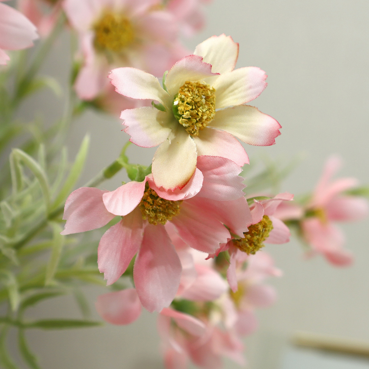 10Pc 인공 꽃 6head Cosmos 실크 꽃 신부 - Home Decor Daisy 리뷰 및 가격