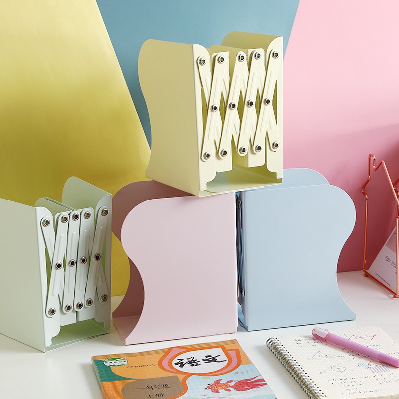 대용량 금속 접이식 책꽂이, 간편한 책꽂이, 책꽂이,  - Aesthetic Bookend 리뷰 및 가격