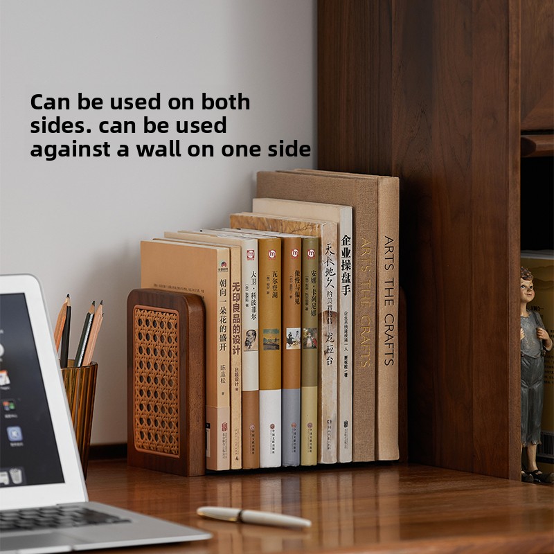 라탄으로 짠 북엔드 창의적인 책꽂이 학생용 미적 책상  - Aesthetic Bookend 리뷰 및 가격