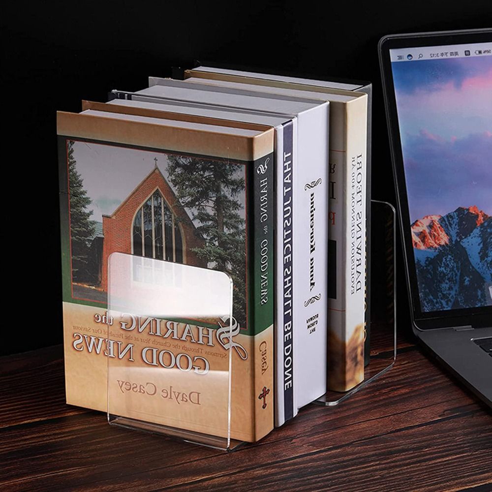 고품질 아크릴 책꽂이 투명 휴대용 CD 디스플레이 랙  - Aesthetic Bookend 리뷰 및 가격