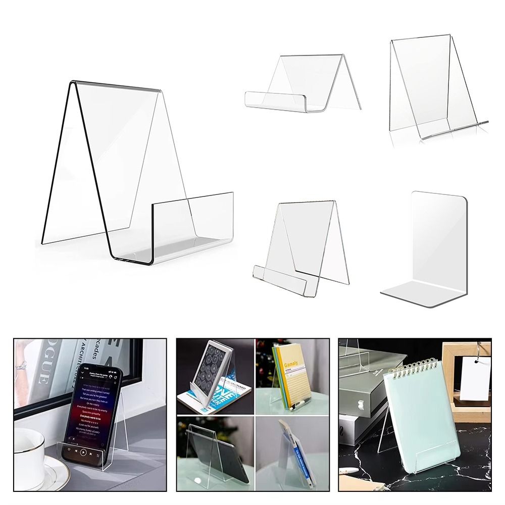 고품질 아크릴 책꽂이 투명 휴대용 CD 디스플레이 랙  - Aesthetic Bookend 리뷰 및 가격