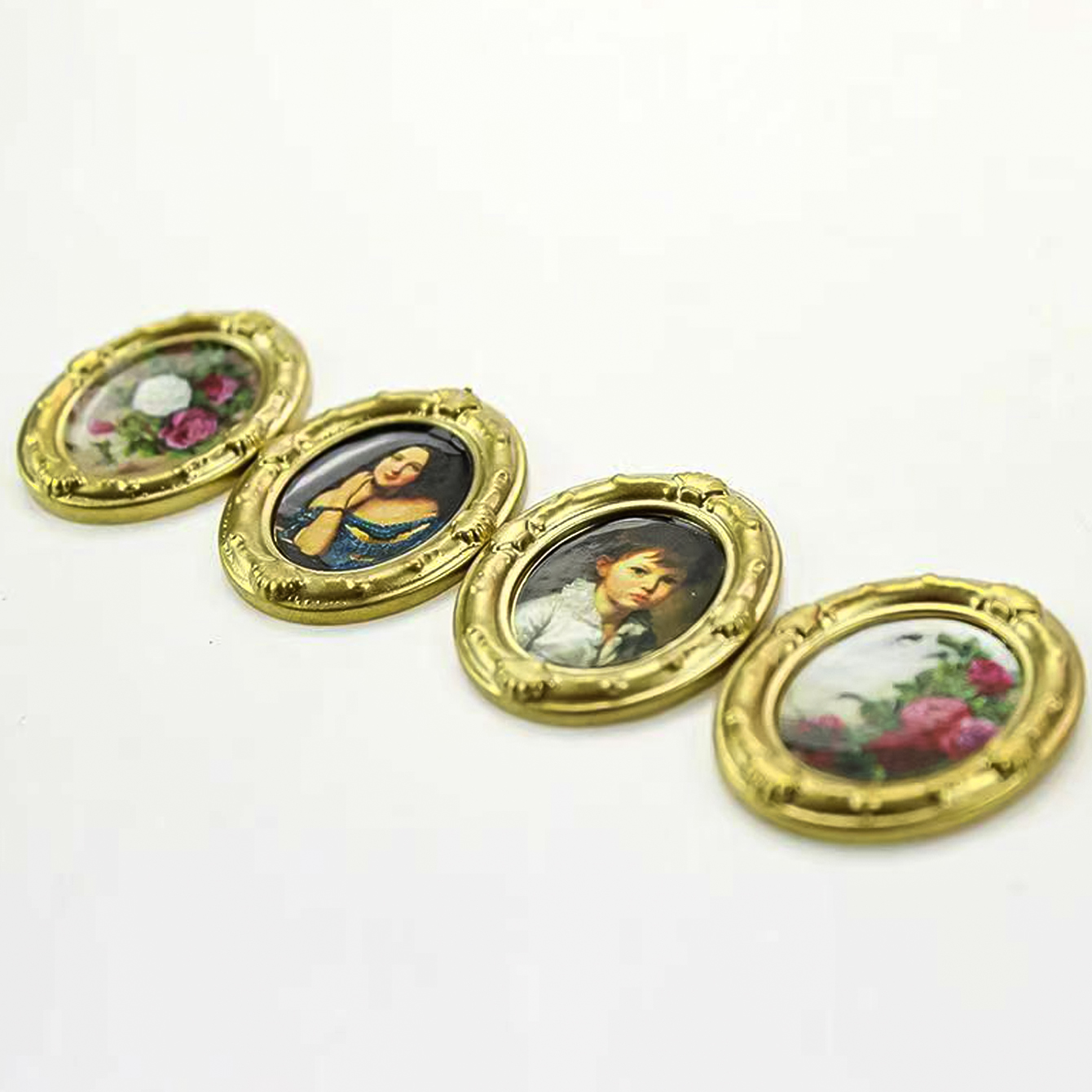 인형 집용 미니어처 유화 벽화 2개: 1:12 스케일  - Home Decor Resin 리뷰 및 가격