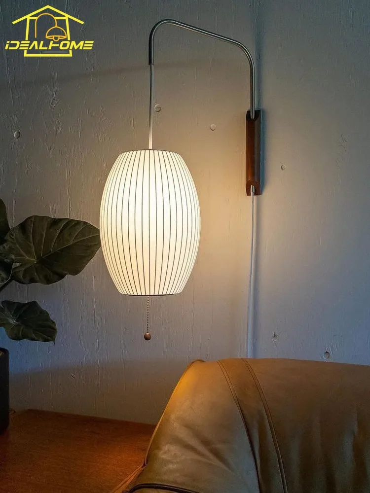 이탈리아 디자인 미니멀리스트 분위기 실크 벽 램프 LE - Home Decor Design 리뷰 및 가격