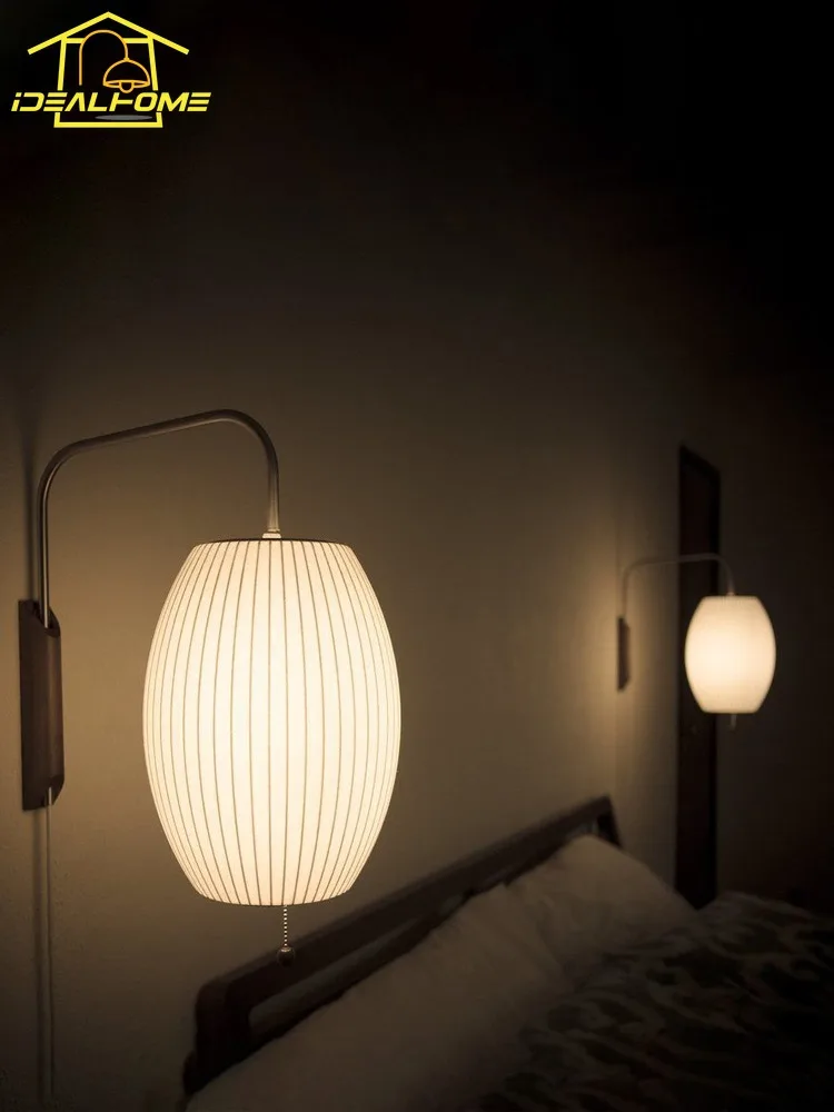 이탈리아 디자인 미니멀리스트 분위기 실크 벽 램프 LE - Home Decor Design 리뷰 및 가격