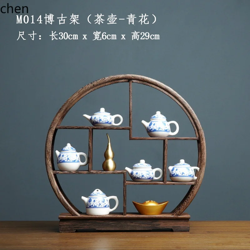 7.15-c13 레트로 젠 티룸 청화백자 찻주전자 가정 - Home Decor Resin 리뷰 및 가격