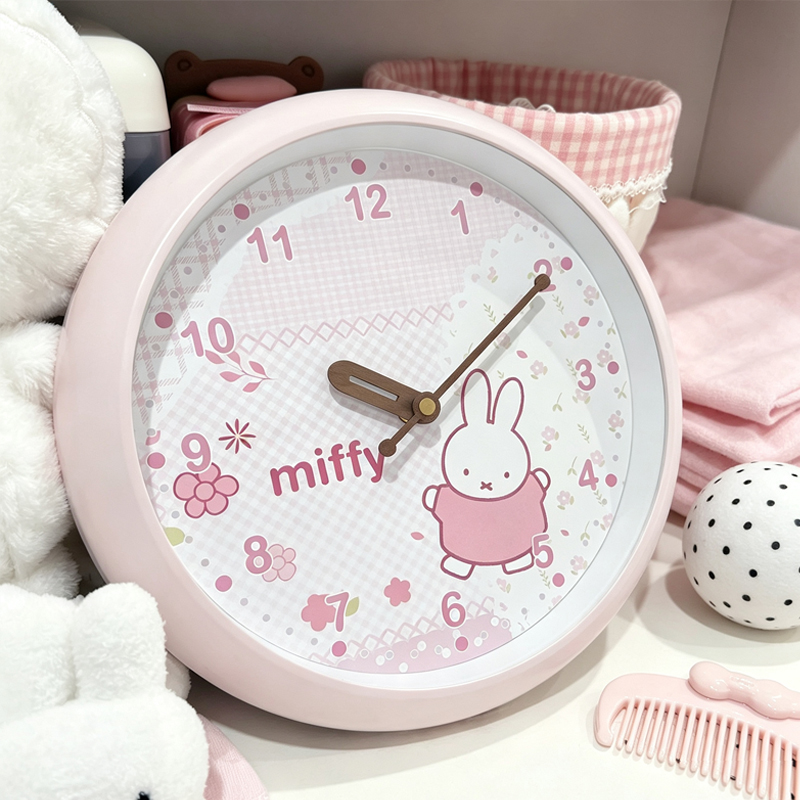 귀여운 미피 벽시계 무소음 초침 분침 분홍색 원형 벽걸 - Wall Clock Silent 리뷰 및 가격