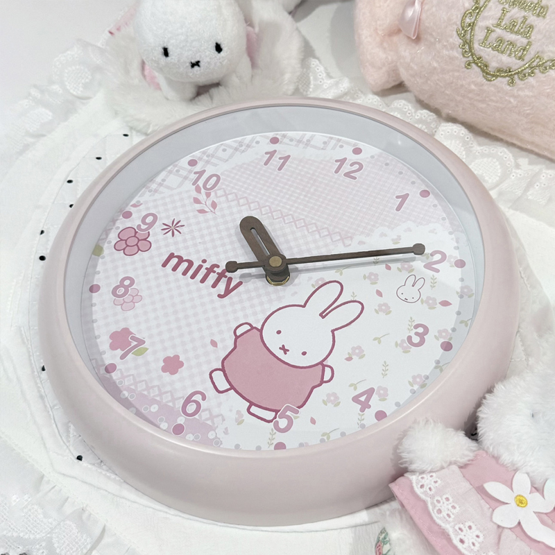 귀여운 미피 벽시계 무소음 초침 분침 분홍색 원형 벽걸 - Wall Clock Silent 리뷰 및 가격