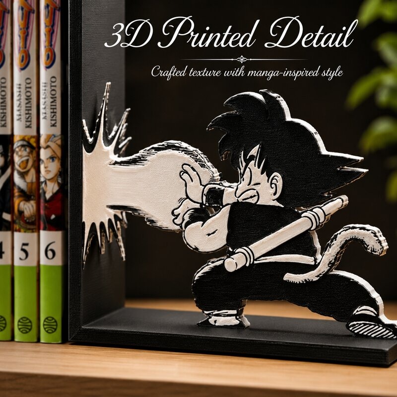 애니메이션 드래곤볼 손오공 카메하메하 북엔드 3D 장식 - Aesthetic Bookend 리뷰 및 가격