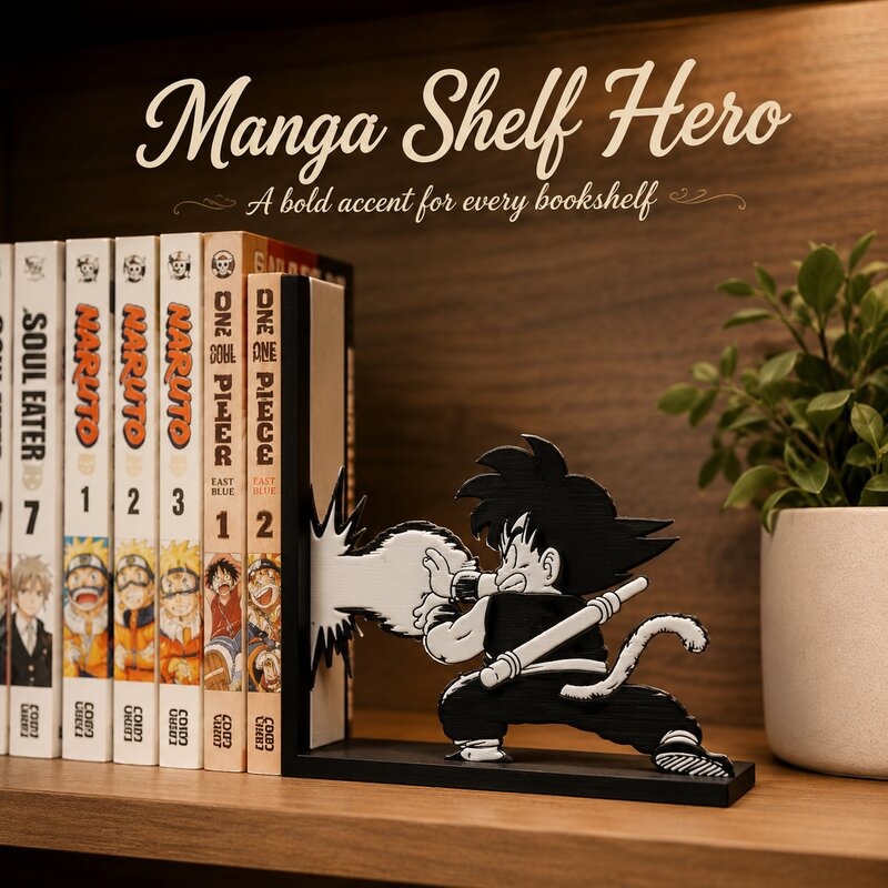 애니메이션 드래곤볼 손오공 카메하메하 북엔드 3D 장식 - Aesthetic Bookend 리뷰 및 가격