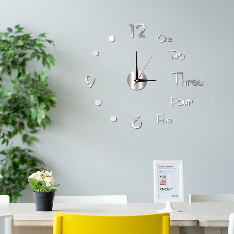 무소음 야광 벽시계, 어두운 곳에서 빛나는 DIY 조립 - Wall Clock Silent 리뷰 및 가격