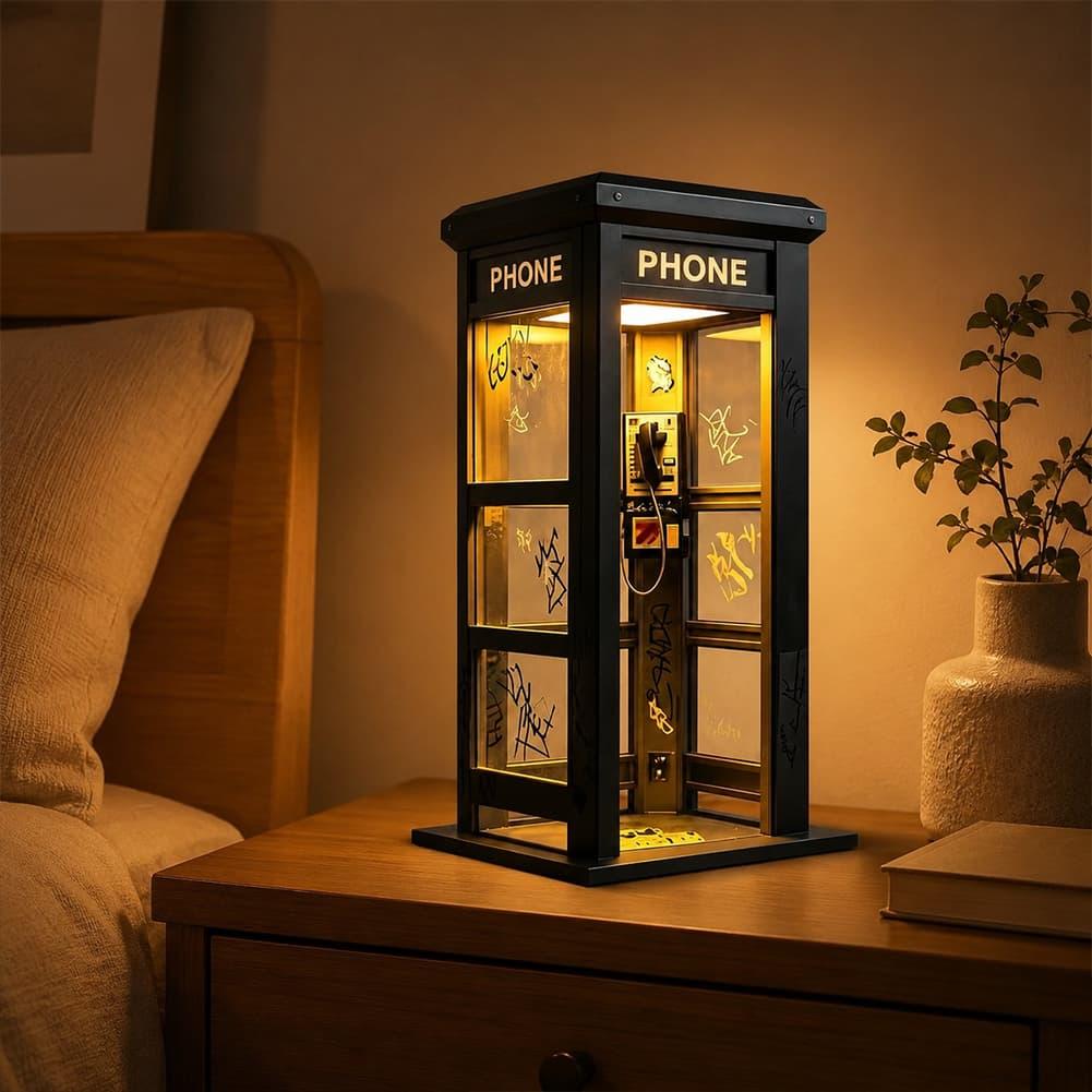 빈티지 런던 전화 부스 테이블 램프 레트로 전화 부스  - Home Decor Retro 리뷰 및 가격