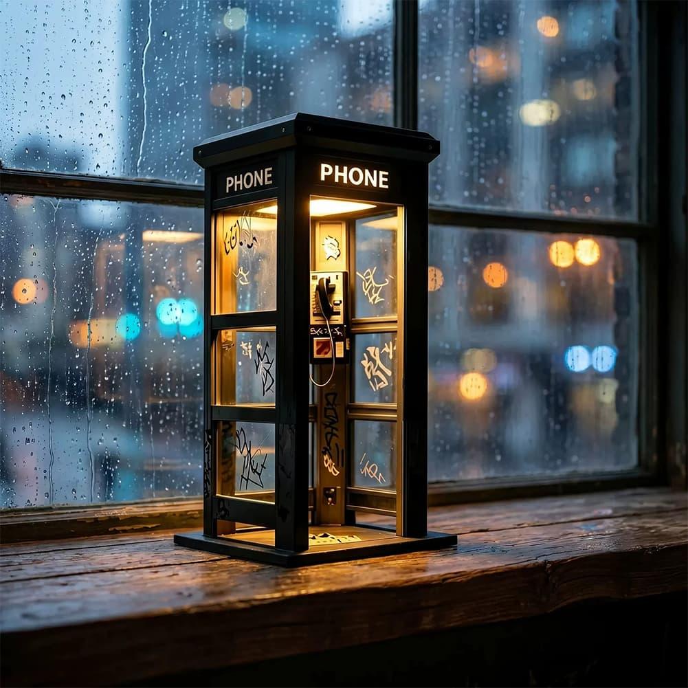 빈티지 런던 전화 부스 테이블 램프 레트로 전화 부스  - Home Decor Retro 리뷰 및 가격