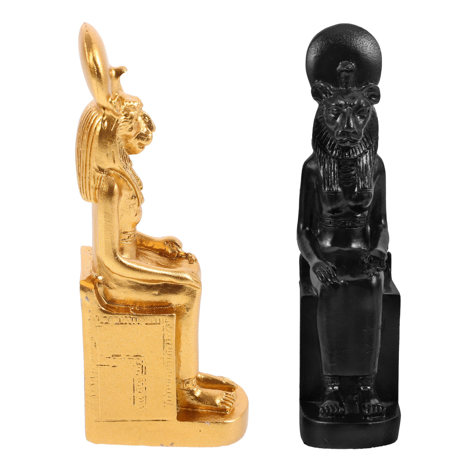2Pcs 고대 이집트 수지 스핑크스 동상 장식품 장식용 - Home Decor Egypt 리뷰 및 가격