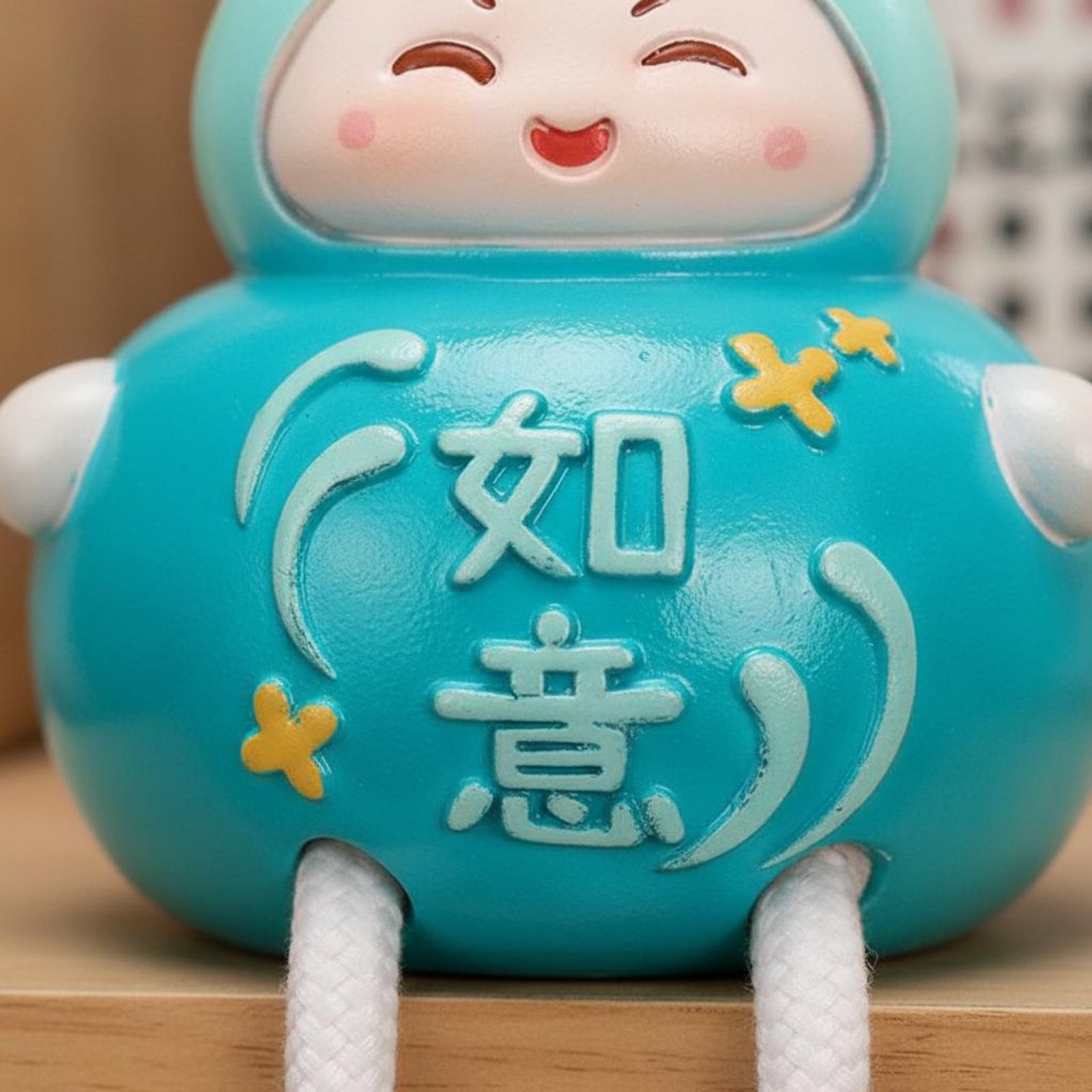 4 조각 교수형 인형 장식 행운의 부적 장식품 행운의  - Home Decor Resin 리뷰 및 가격