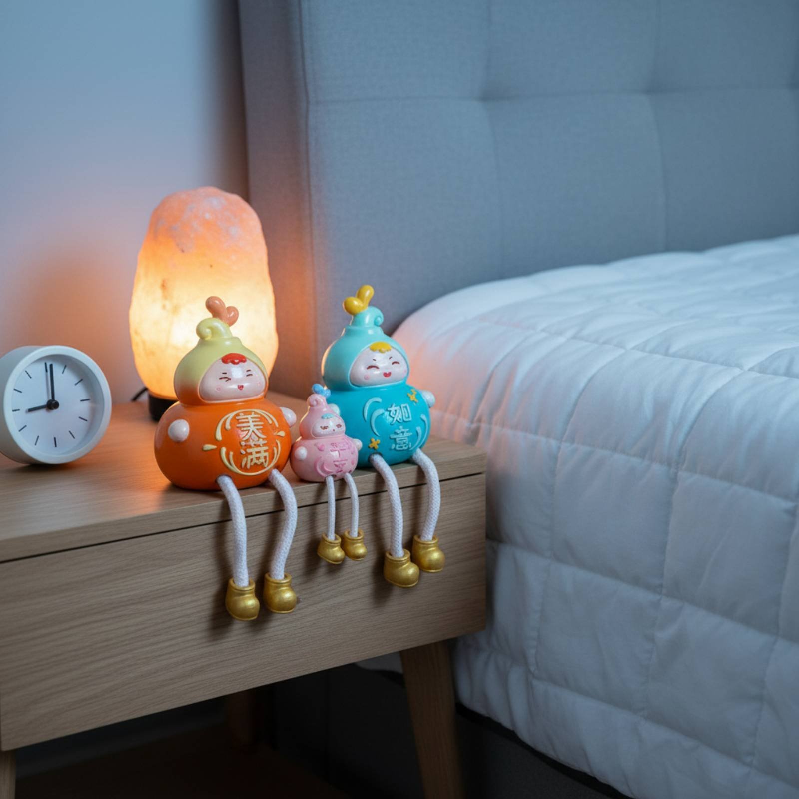 4 조각 교수형 인형 장식 행운의 부적 장식품 행운의  - Home Decor Resin 리뷰 및 가격